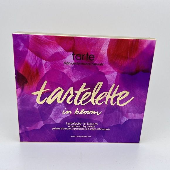 Tarte Tartelette IN BLOOM Eyeshadow Palette 12 Neutral Colors Shimmer-Matte-NEW - Picture 9 of 11
